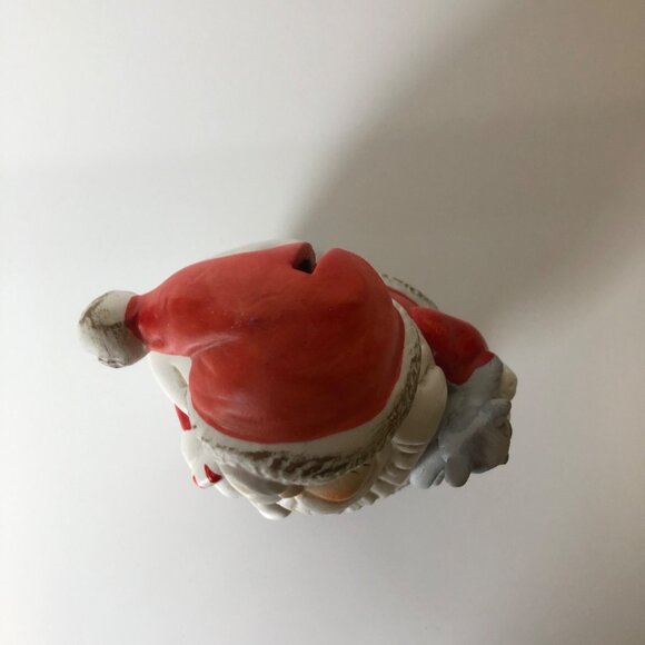 Homco Santa Claus Ceramic Coin Bank Vintage Christmas Collectible - Picture 5 of 6